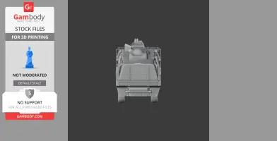 Buffalo (mine protected vehicle) - Tank Model STL