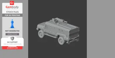 Kamaz Typhoon - Tank Model STL