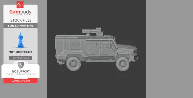 Kamaz Typhoon - Tank Model STL