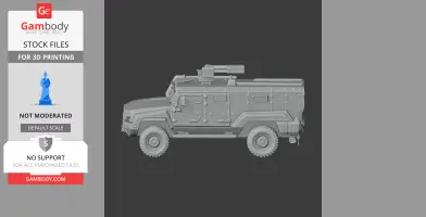 Kamaz Typhoon - Tank Model STL