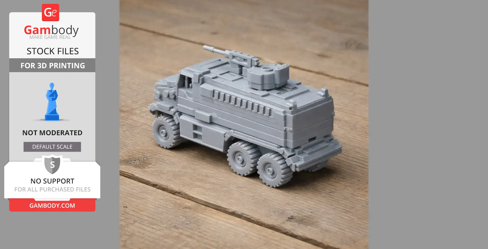 KrAZ Fiona - Tank Model STL