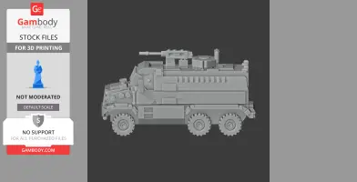 KrAZ Fiona - Tank Model STL