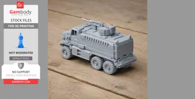 KrAZ Fiona - Tank Model STL