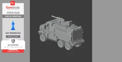 KrAZ Fiona - Tank Model STL