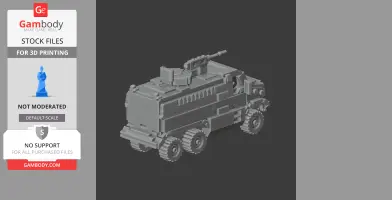 KrAZ Fiona - Tank Model STL