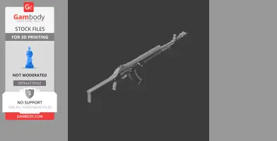 A 3D model of an AN-94 rifle prop, designed for cosplay and 3D printing.