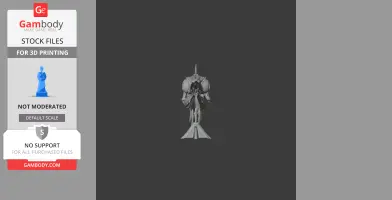 3D model of a detailed swordfish skull on a pedestal for printing.