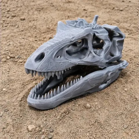 Teratophoneus Skull - Skull Replica STL