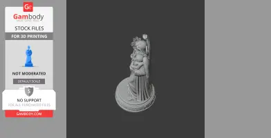 Saint Anthony Dainan - Devotional Statue - STL 3D Print