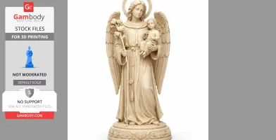 Saint Anthony Dainan - Devotional Statue - STL 3D Print