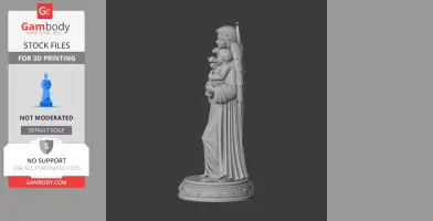 Saint Anthony Dainan - Devotional Statue - STL 3D Print
