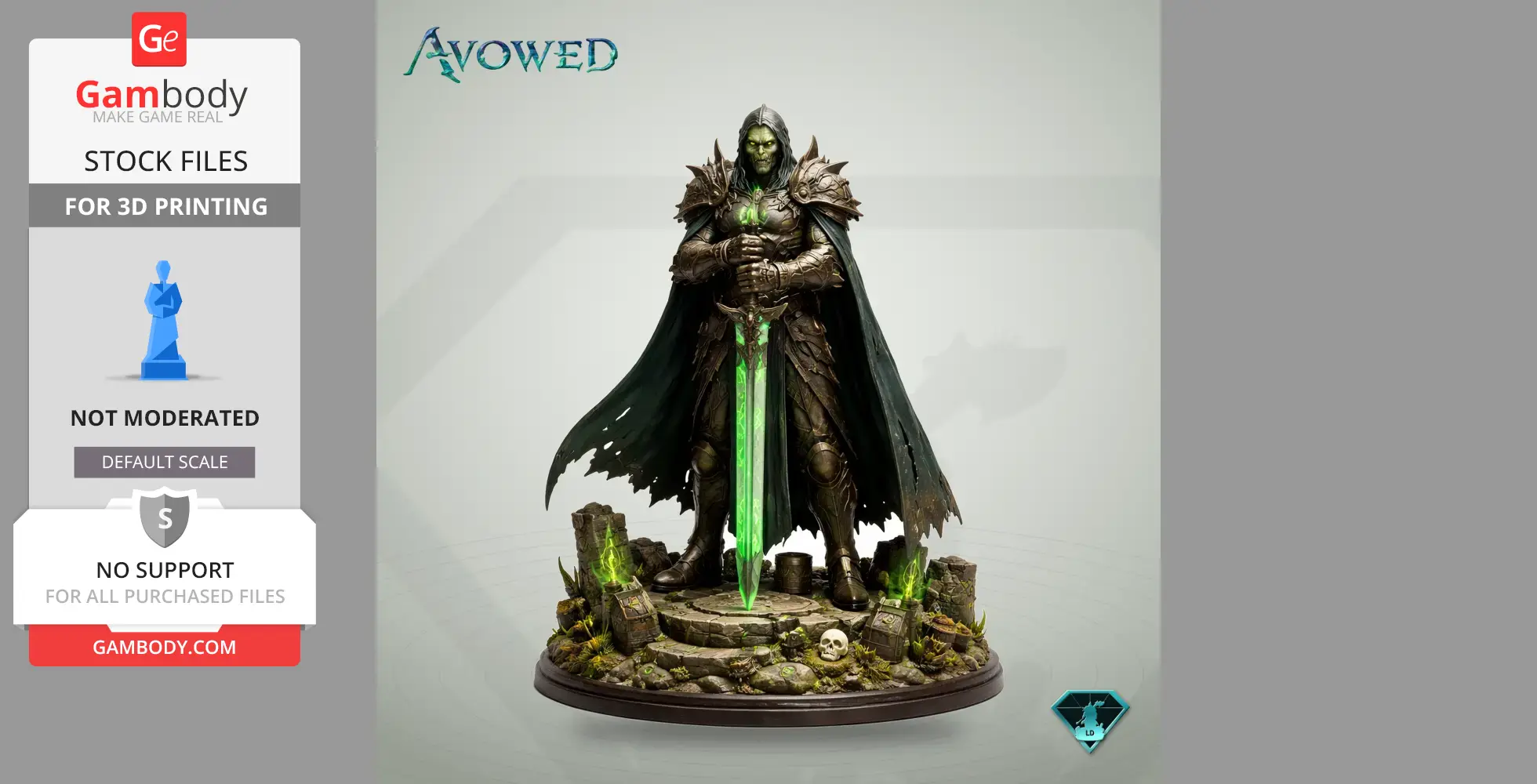 Sargamis - Avowed - Character Figure STL