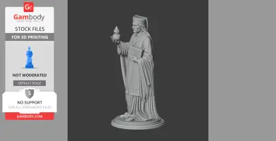 Saint Anthony Mary Claret - Devotional Statue - STL 3D Print