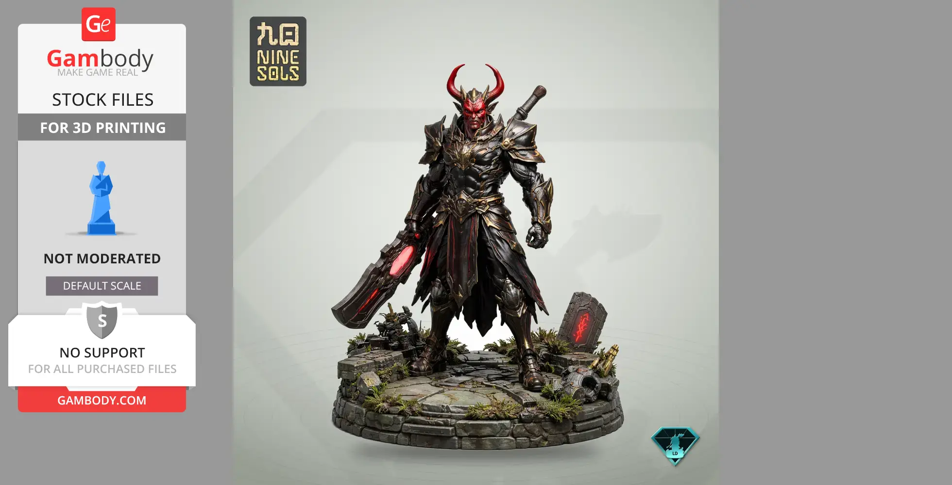 Chiyou - Nine Sols - Character Figure STL