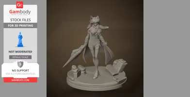 Camellya - Wuthering Waves - Character Figure STL