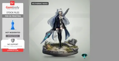 Camellya - Wuthering Waves - Character Figure STL