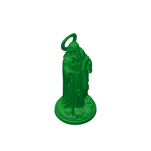 Saint Anthony the Hermit - Devotional Statue.3mf