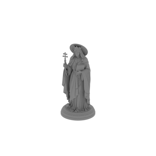 Saint Anthusa of Constantinople - Devotional Statue.stl