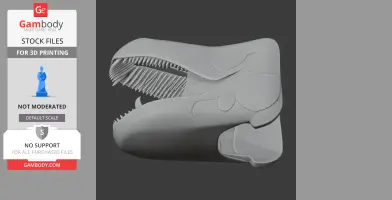 Tapinocephalus Skull - Skull Replica STL
