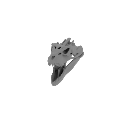 Tarbosaurus Skull.stl
