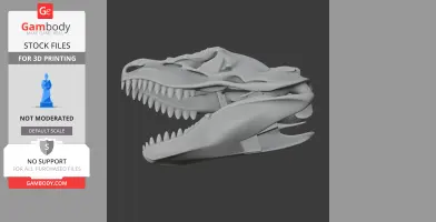 Tarbosaurus Skull - Skull Replica STL