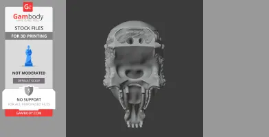 Tenchisaurus Skull - Skull Replica STL
