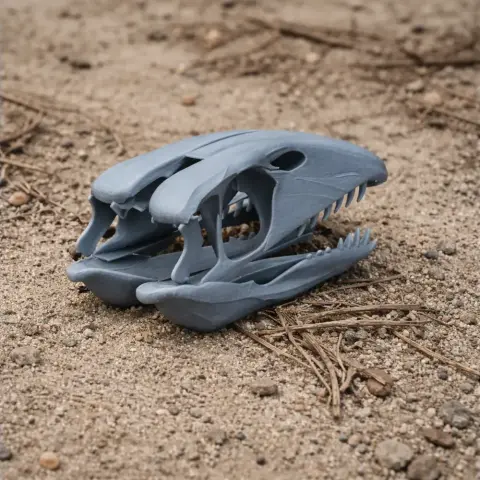 Thalattosaurus Skull - Skull Replica STL