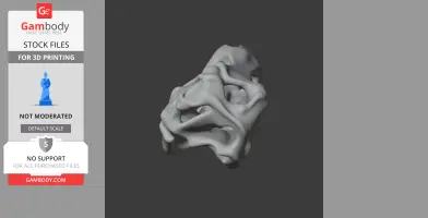 Fossilized theropod skull replica, intricate structure, STL file for 3D printing.