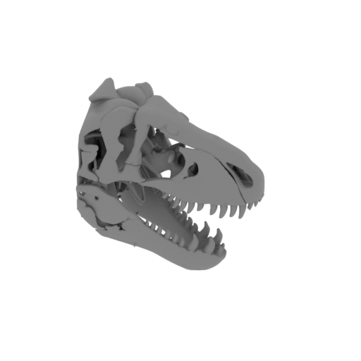 Therosaurus Skull.stl