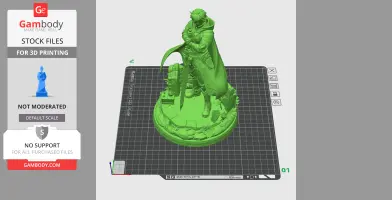 The Protagonist - Metaphor - Character Figure STL