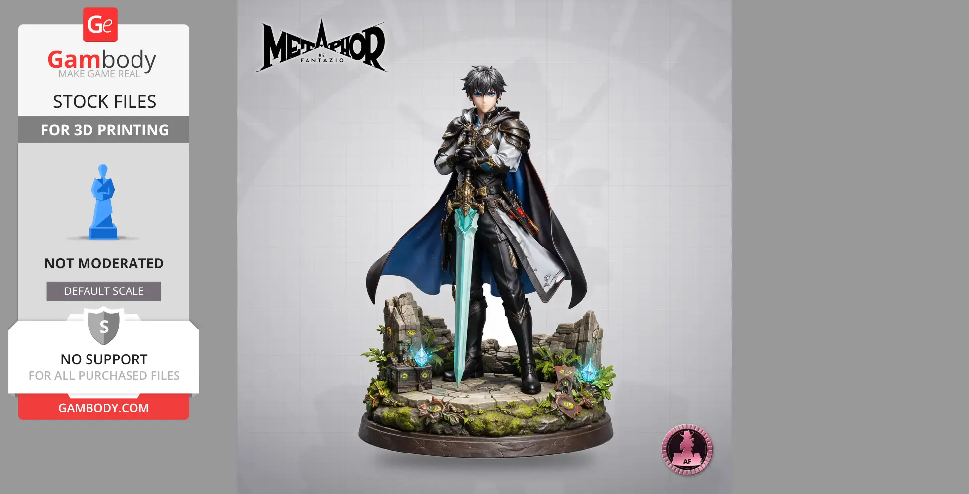 The Protagonist - Metaphor - Character Figure STL