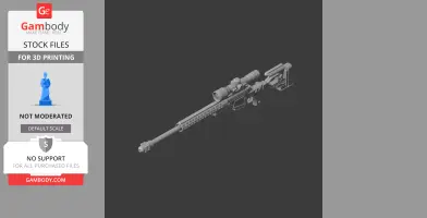 Accuracy International AXMC - Cosplay Prop STL