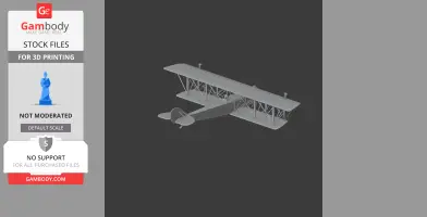 Curtiss JN-4 - Scale Vehicle STL