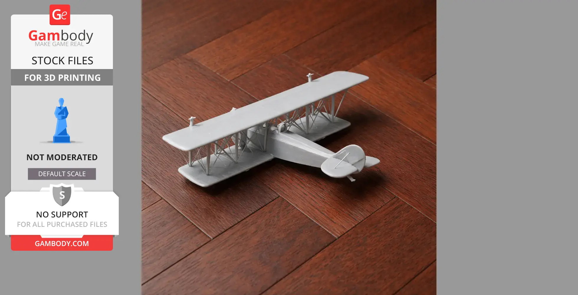 Curtiss JN-4 - Scale Vehicle STL