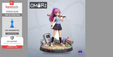 Aubrey - Omori - Character Figure STL