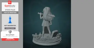 Aubrey - Omori - Character Figure STL