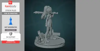 Aubrey - Omori - Character Figure STL