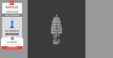 Cutty Sark Clipper - Scale Vehicle STL