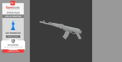 AK-74M - Cosplay Prop STL