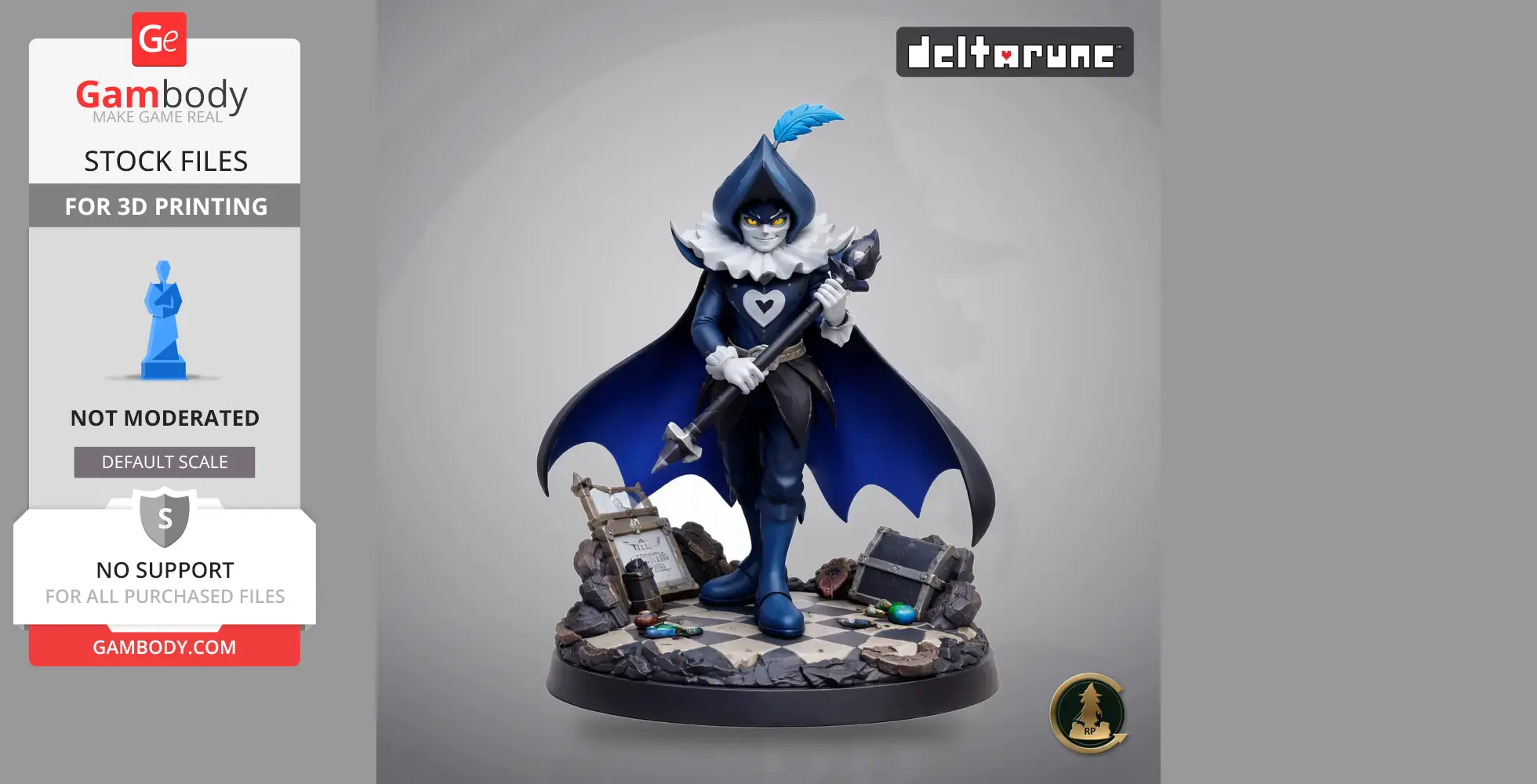 Rouxls Kaard - Deltarune - Character Figure STL