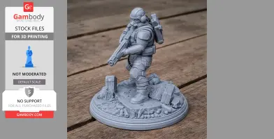Heavy Contestant The Finals - Character Figure STL