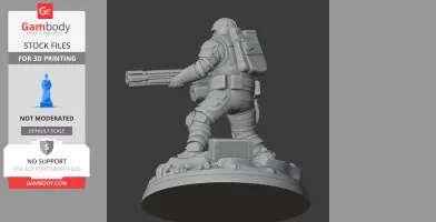 Heavy Contestant The Finals - Character Figure STL