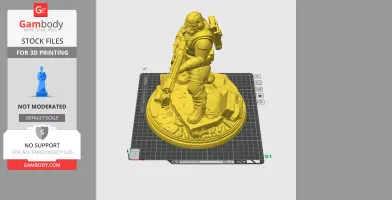 Heavy Contestant The Finals - Character Figure STL
