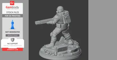 Heavy Contestant The Finals - Character Figure STL