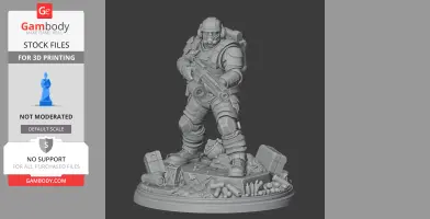 Heavy Contestant The Finals - Character Figure STL