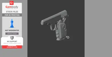 Ashani pistol - Cosplay Prop STL
