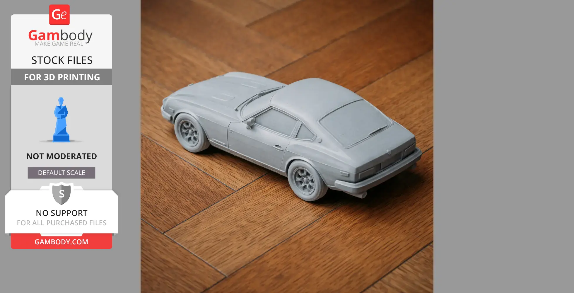 Datsun 280Z - Scale Vehicle STL