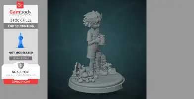 Basil - Omori - Character Figure STL