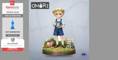 Basil - Omori - Character Figure STL
