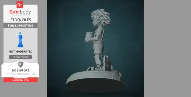 Basil - Omori - Character Figure STL